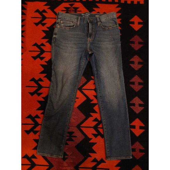 Banana Republic Men's Medium Blue Stretch Travel Jean. Waist 32 Length 30. Class - Picture 2 of 10